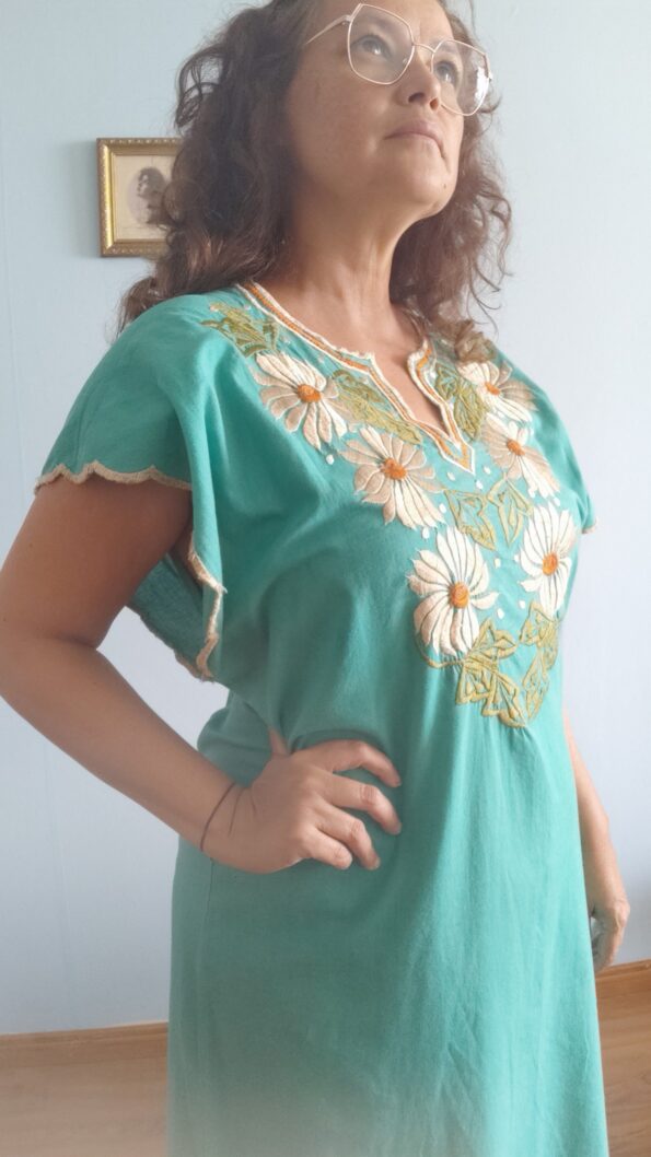 kaftan bordado vintage a