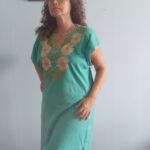 kaftan bordado vintage