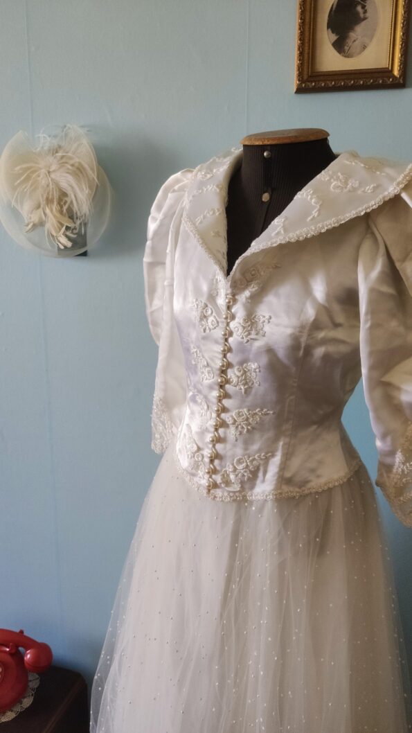 vestido noiva anos 80;