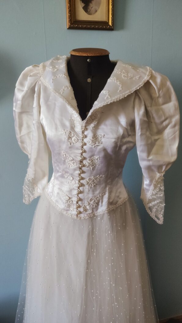 vestido noiva anos 80,;