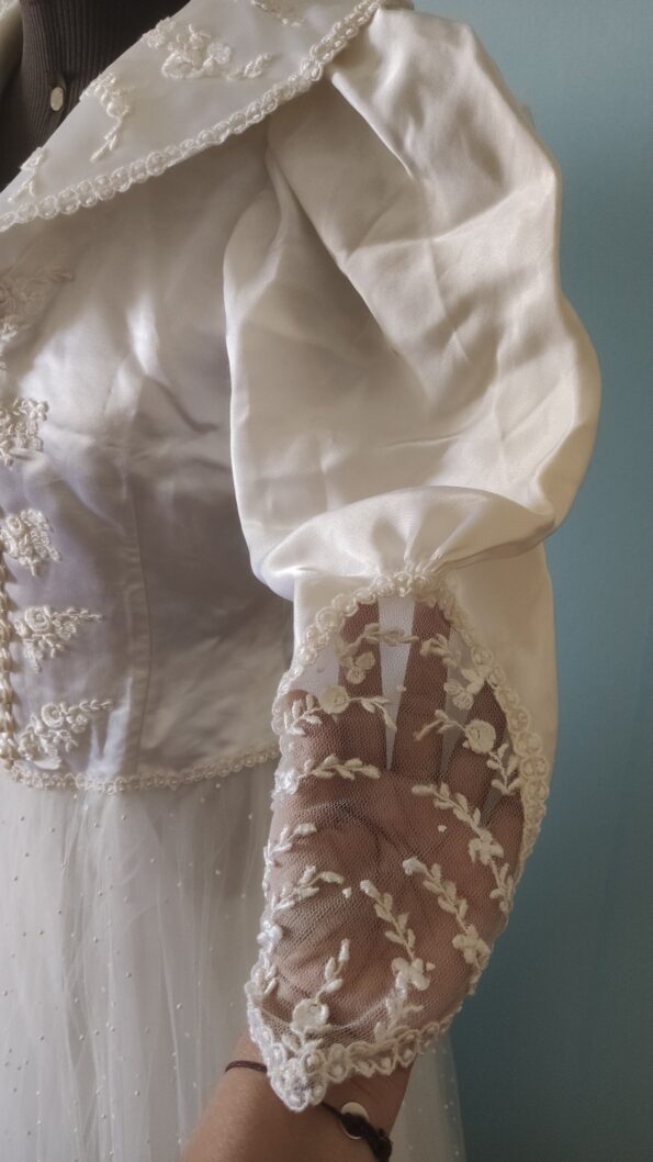 vestido noiva anos 80.,