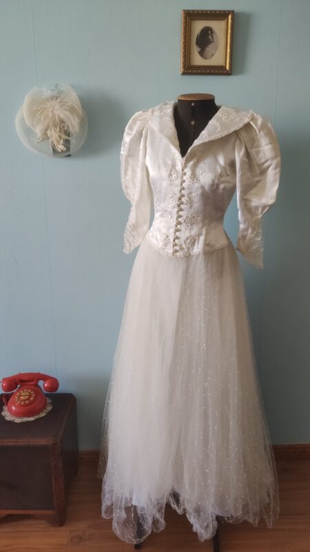 vestido noiva anos 80..