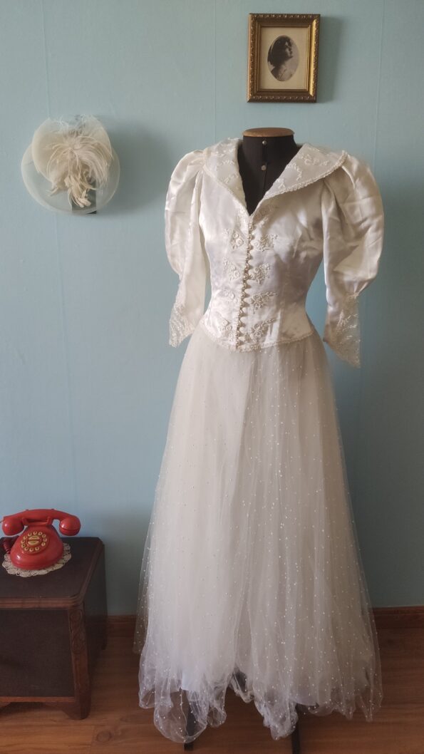 vestido noiva anos 80..