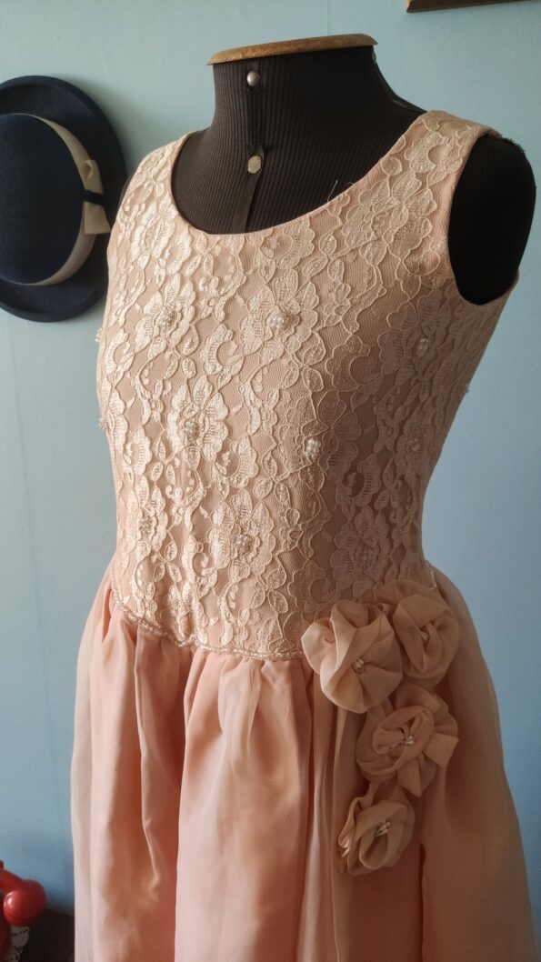 vestido vintage debutante.