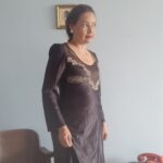 camisola vintage anos 70 preta.,