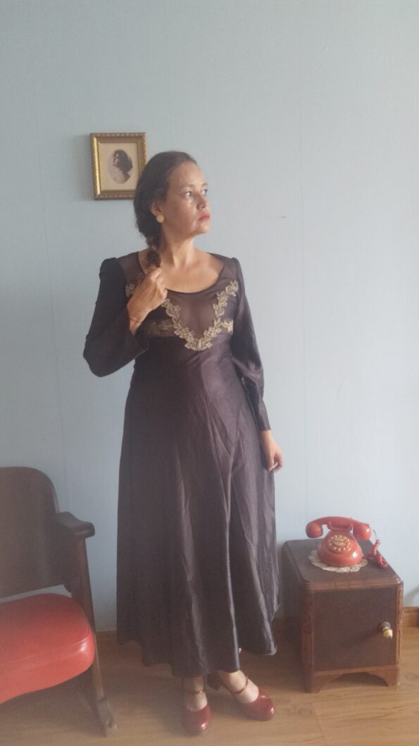 camisola vintage anos 70 preta,