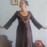 camisola vintage anos 70 preta.,