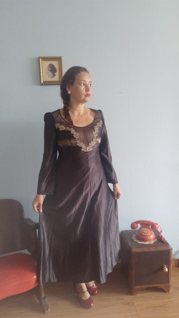 camisola vintage anos 70 preta.,