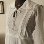 camisola vintage inverno azul