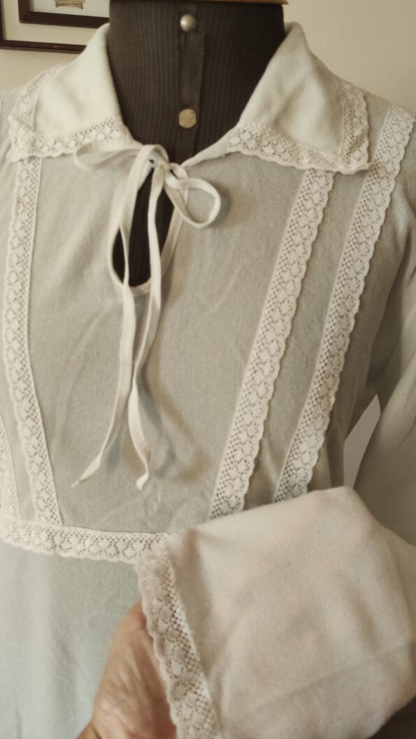 camisola vintage inverno azul,.