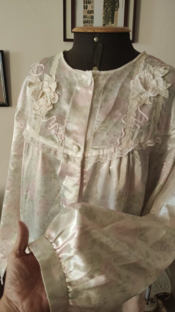 camisola vintage inverno cetim;