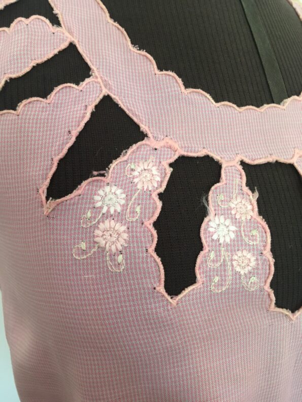 conjunto camisola e penhoar vintage a b