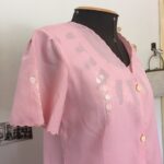 conjunto camisola e penhoar vintage a,.