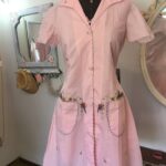 conjunto camisola e penhoar vintage bordado;.