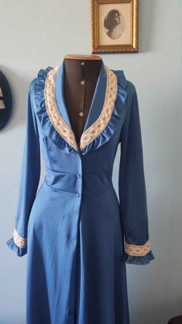 penhoar vintage anos 70.