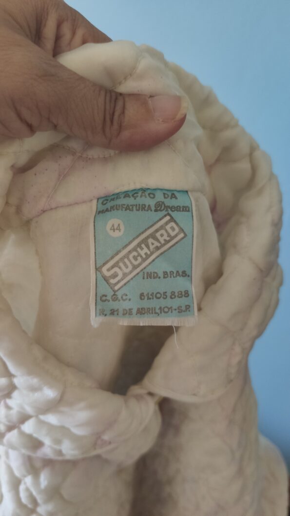 penhoar vintage matelassê