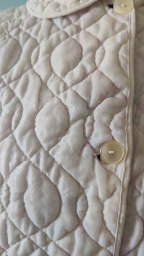 penhoar vintage matelassê a