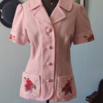 camisa vintage bordada