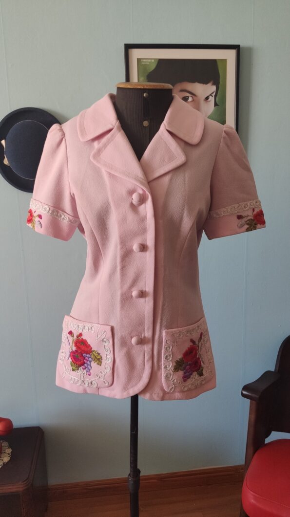 camisa vintage bordada