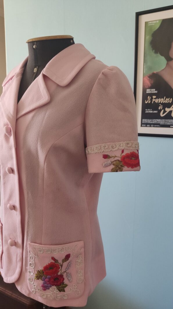 camisa vintage bordada d