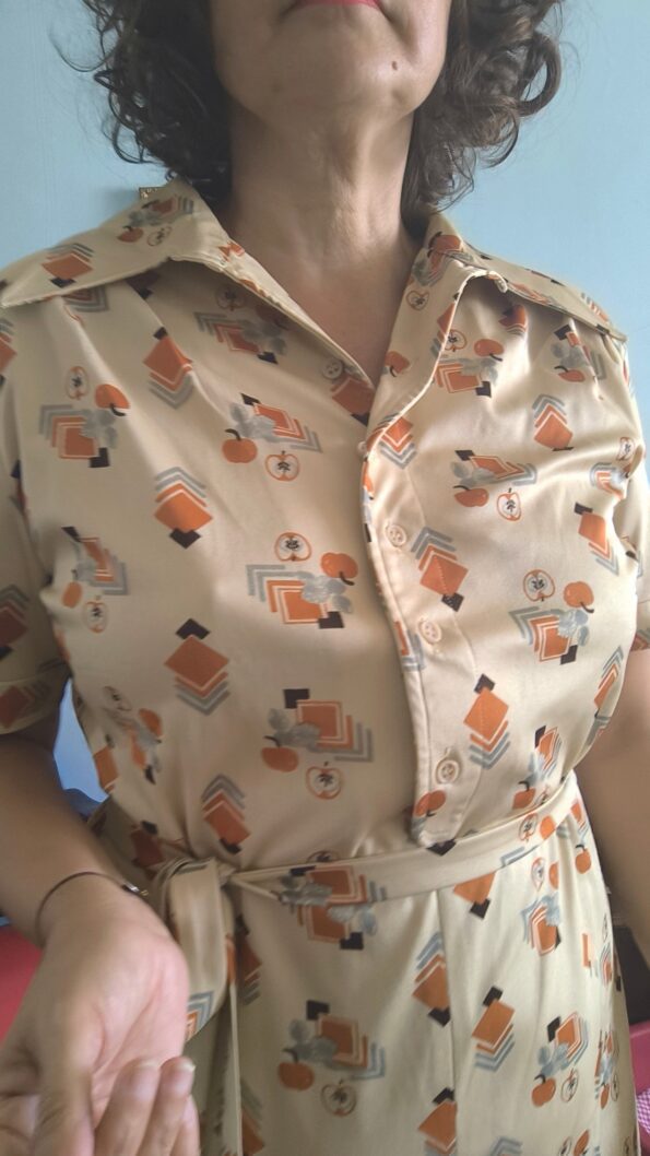 chemisier vintage anos 70 f