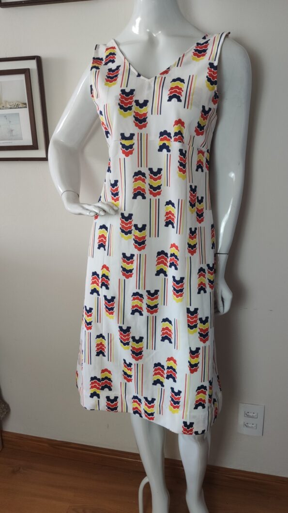 vestido vintage anos 70 1