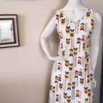 vestido vintage anos 70 b