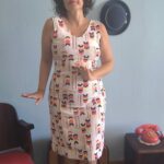 vestido vintage anos 70 b