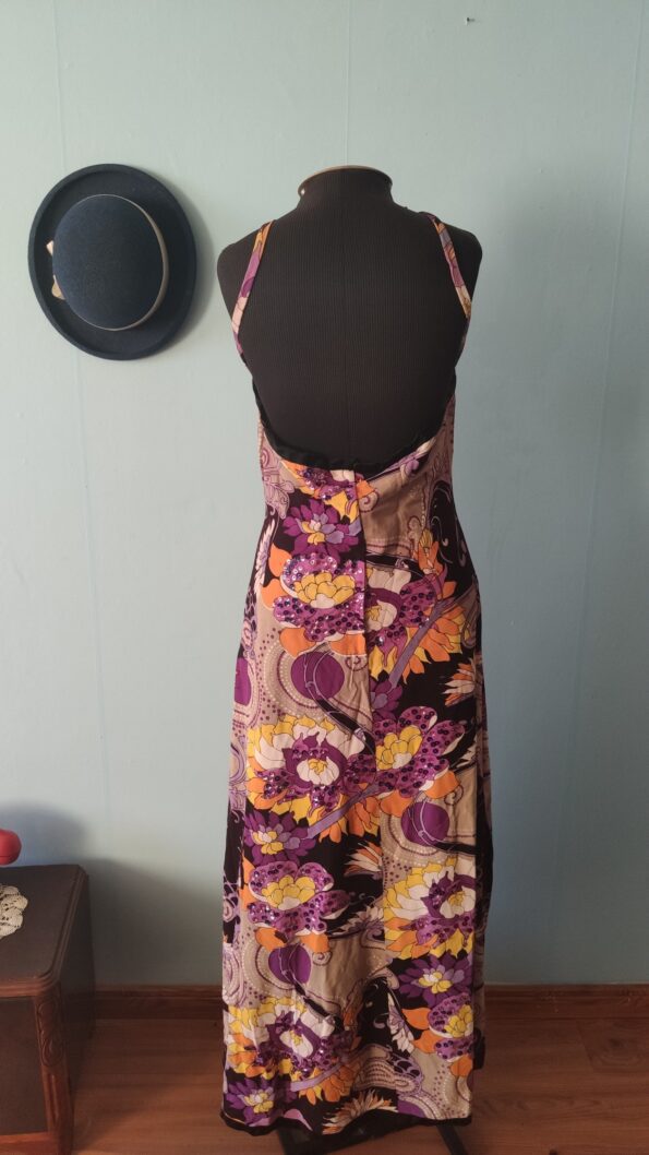 vestido vintage anos 70 longo.c