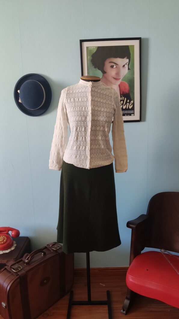 blusa vintage anos 70;