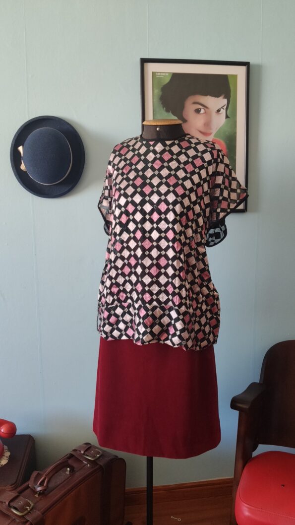 blusa vintage anos 80;
