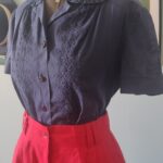 blusa vintage anos 80 laise