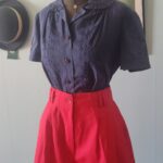 blusa vintage anos 80 laise