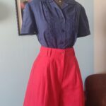 saia calça vintage anos 80