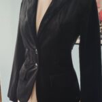 blazer kelf em veludo.