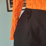 calça vintage em lã