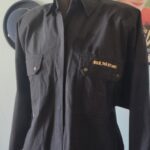 camisa safari vintage anos 80.,