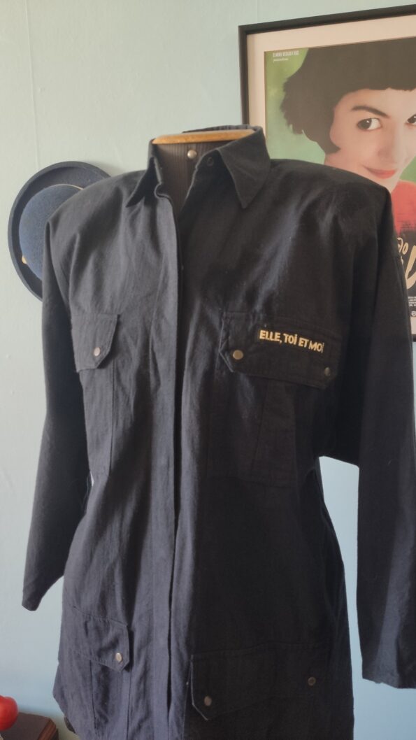 camisa safari vintage anos 80..