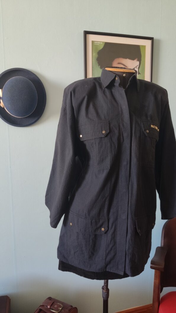 camisa safari vintage anos 80
