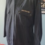camisa safari vintage anos 80.,