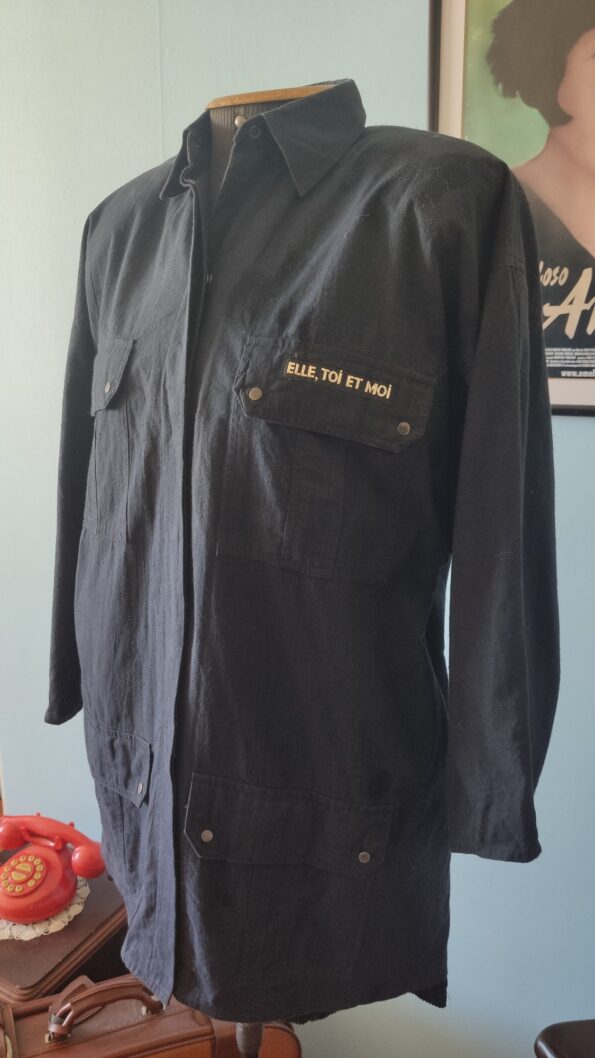 camisa safari vintage anos 80. c