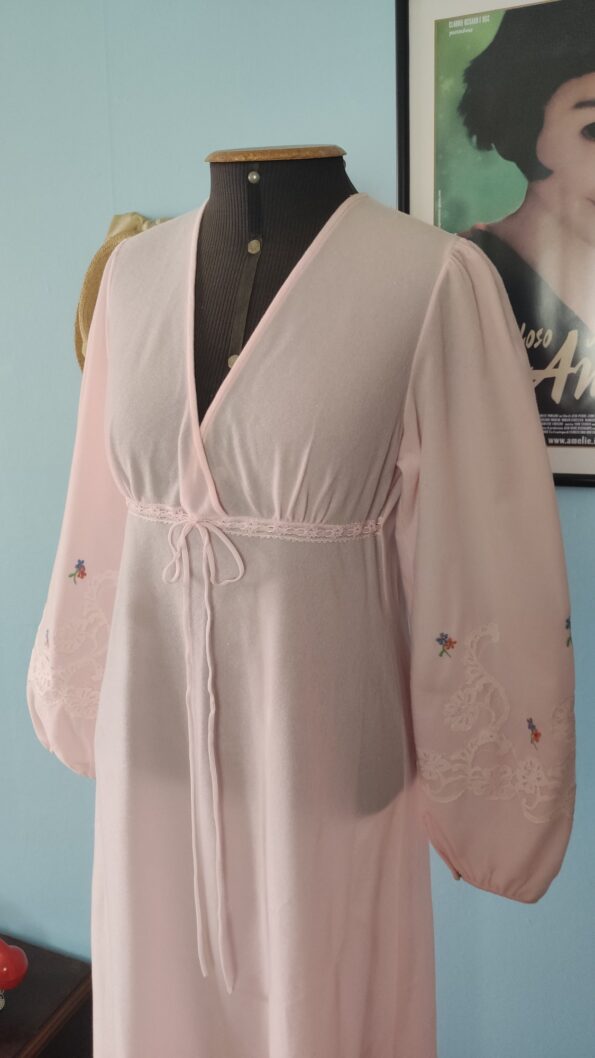 camisola vintage valisere rosa .
