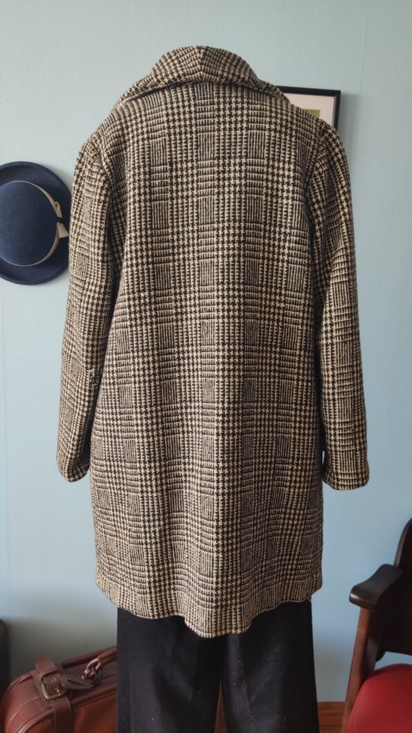 casaco vintage pied de poulle c
