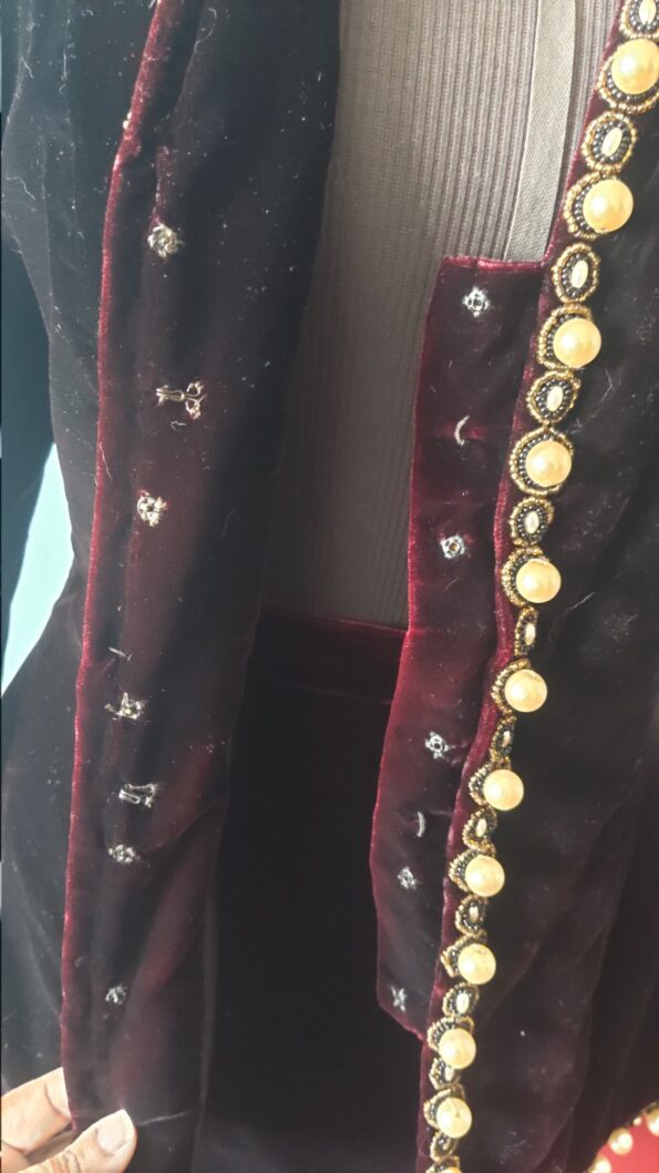 conjunto de festa vintage anos 80 veludo,