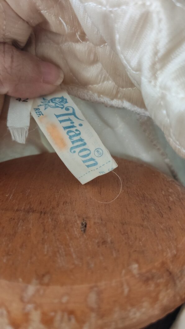 penhoar vintage em matelassê e