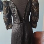 vestido de festa anos 80 lamê a