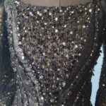 vestido de festa anos 80 lamê a