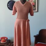 vestido vintage anos 80
