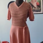 vestido vintage anos 80