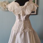 vestido vintage de debutante anos 80 b